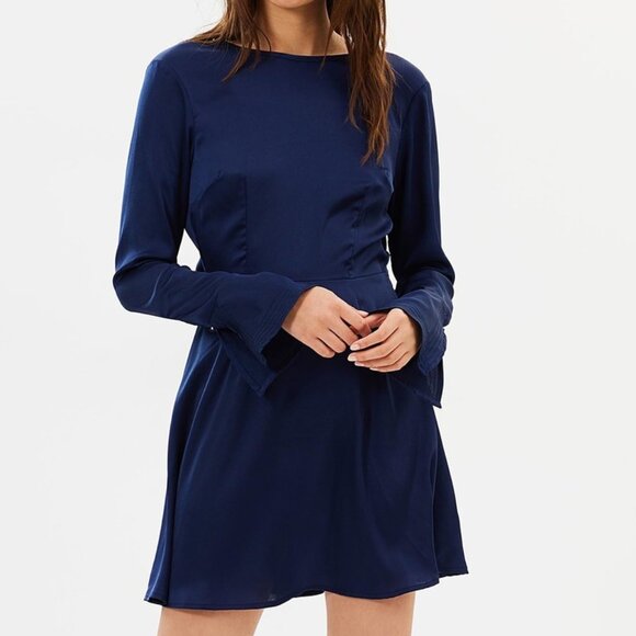 The Fifth Label Navy Blue Open Back Dress - Picture 3 of 9